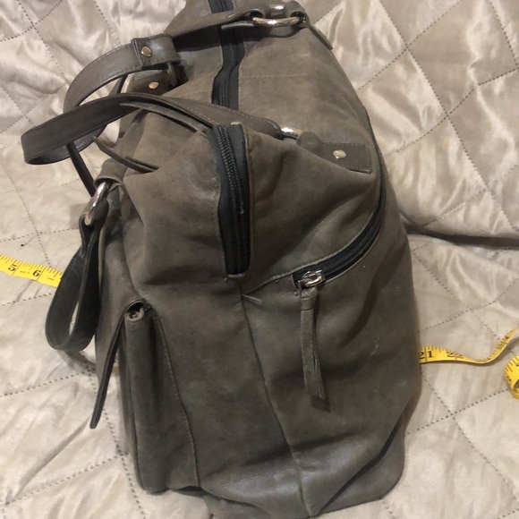 Leather gray purse - Picture 6 of 11